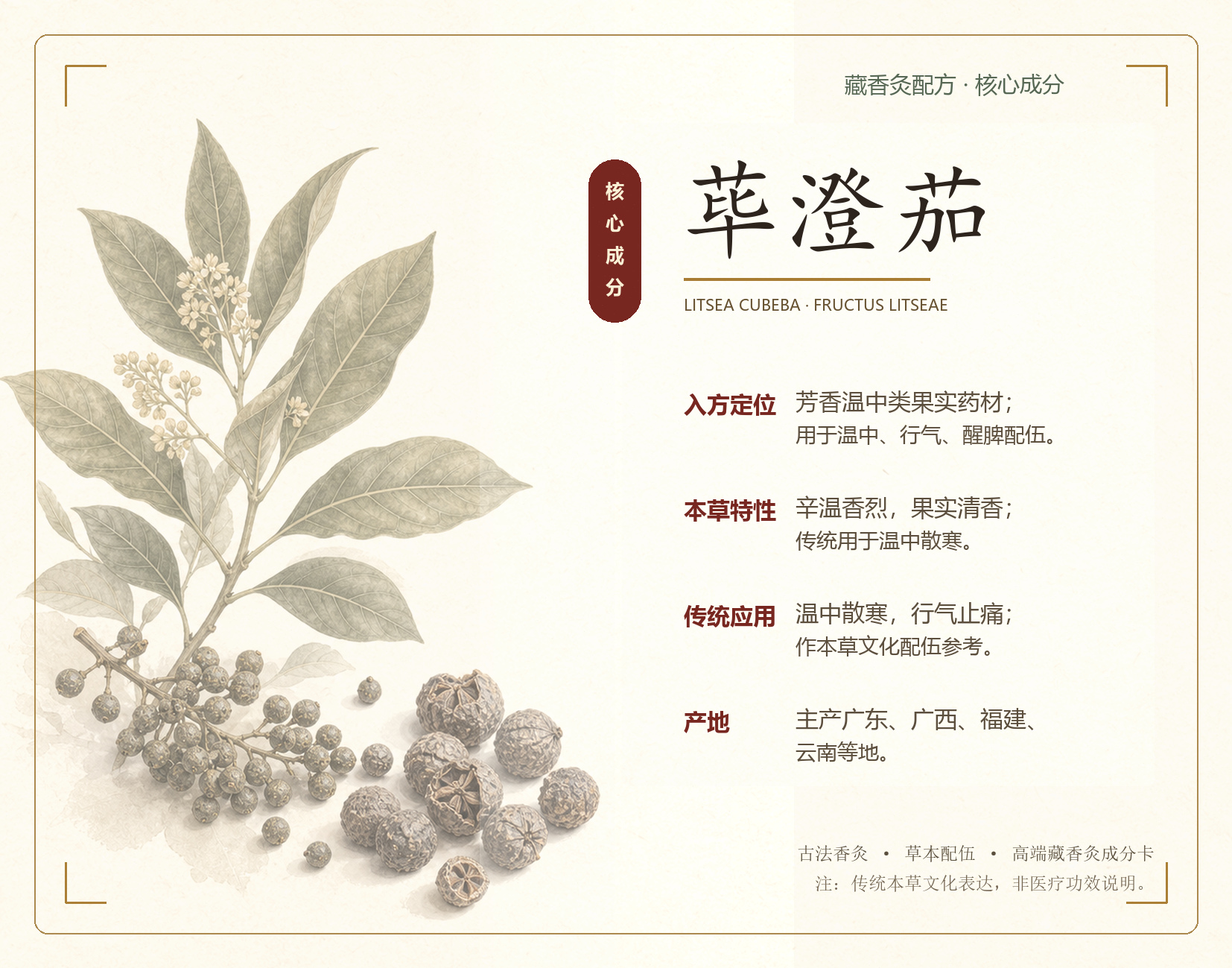 荜澄茄本草成分卡