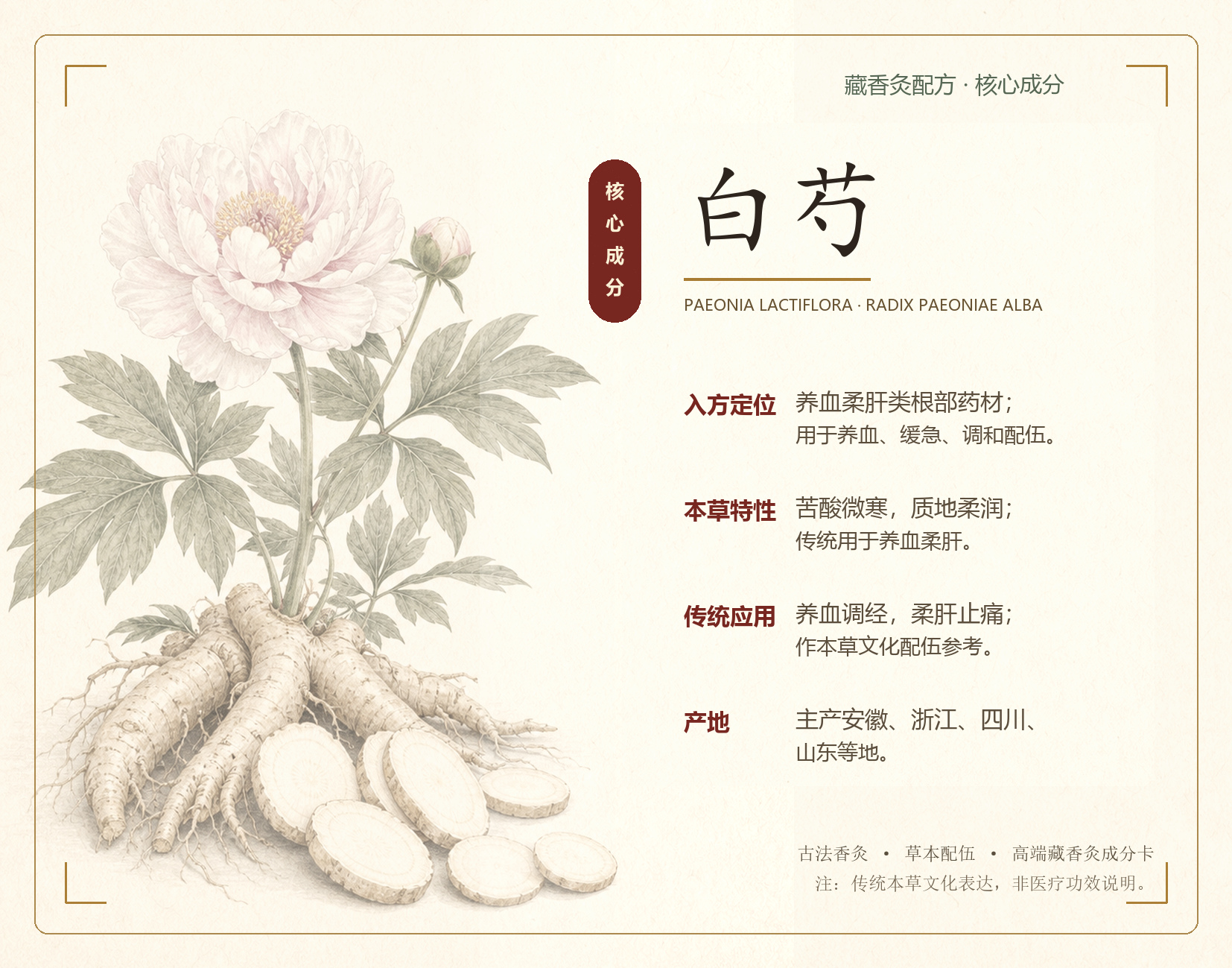 白芍本草成分卡